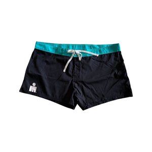 NWT Ironman Women's Boardshorts - Black/Teal, Sz L